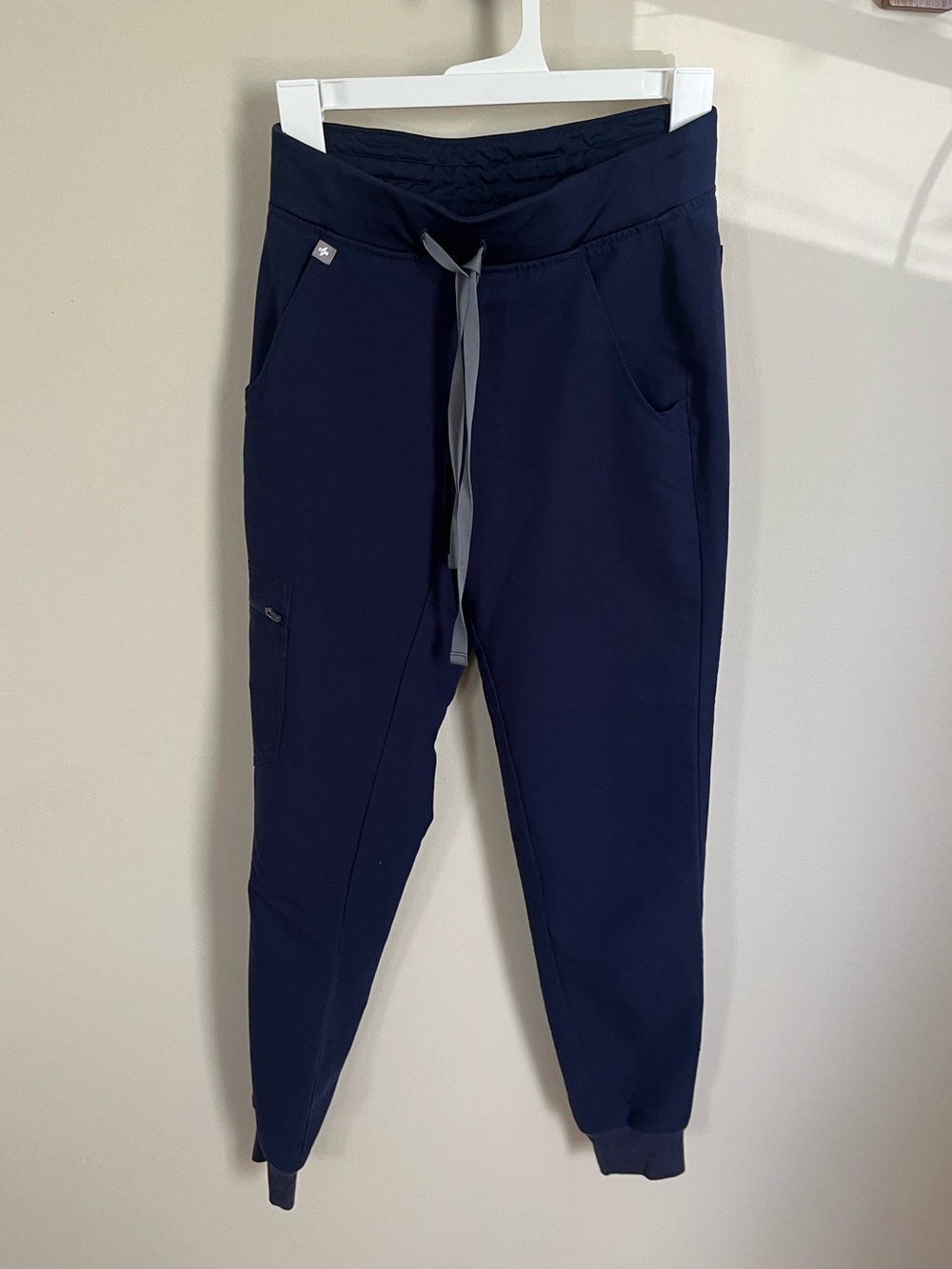 FIGS Zamora Jogger Scrub Pants – Navy Blue – Women’s XXS